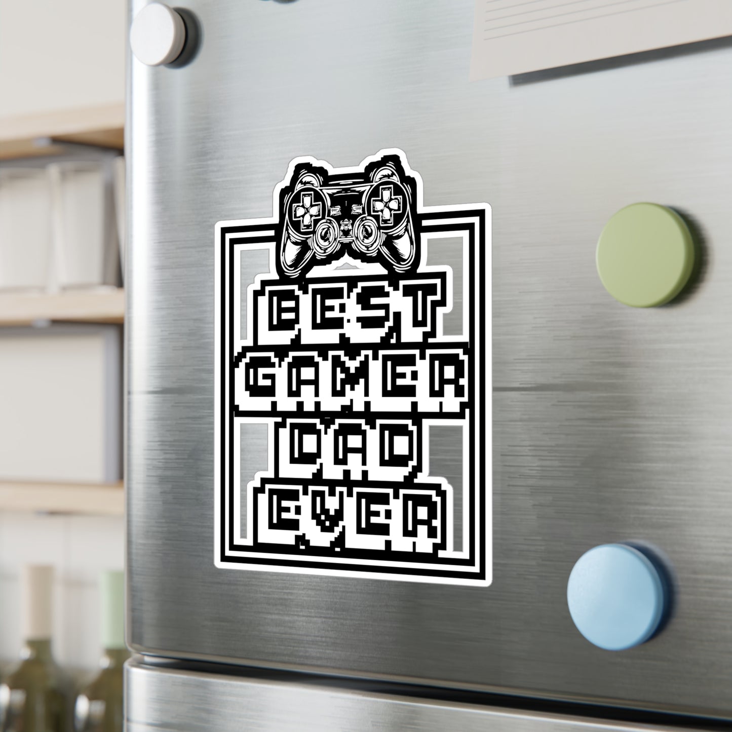 Gamer Dad - Gamer Sticker for Car Window Laptop Sticker. Water Bottle Sticker, Vinyl Gaming Decal, Geek Sticker - Gamer Gift