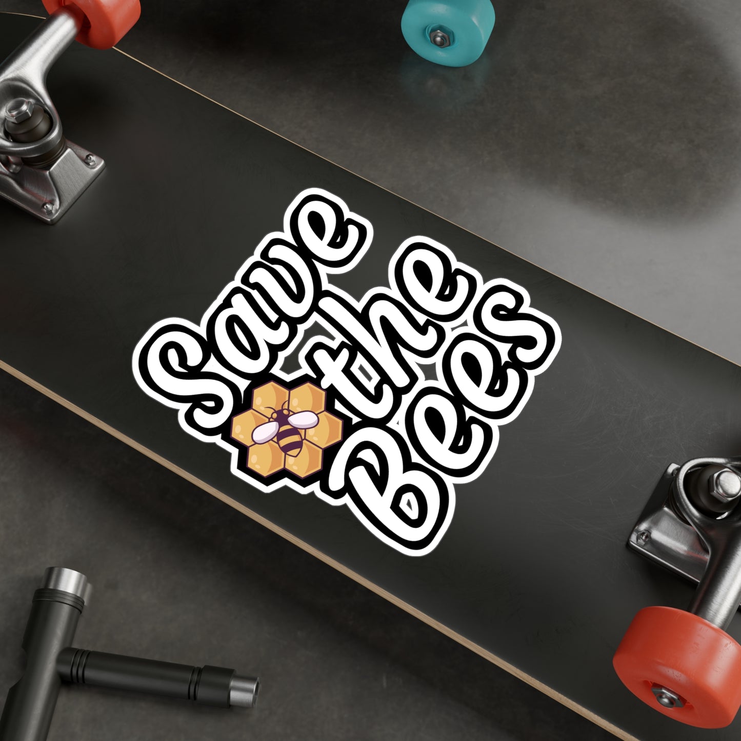 Save the bees - Beekeeper Sticker for Wall, Laptop, Window, Truck, Car Beekeeper Gift Vinyl Beekeepers Decal Sticker