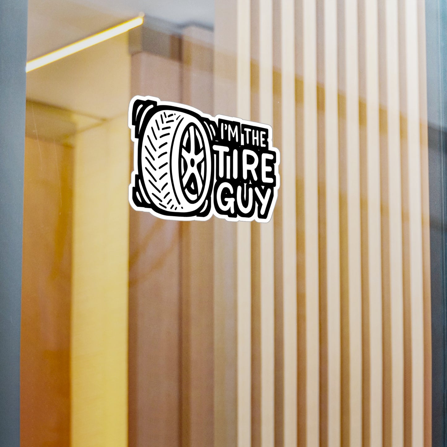 I'm The Tire Guy - Mechanic Sticker for Laptop Sticker. Water Bottle Sticker, Vinyl Garage Decal - Mechanic Gift