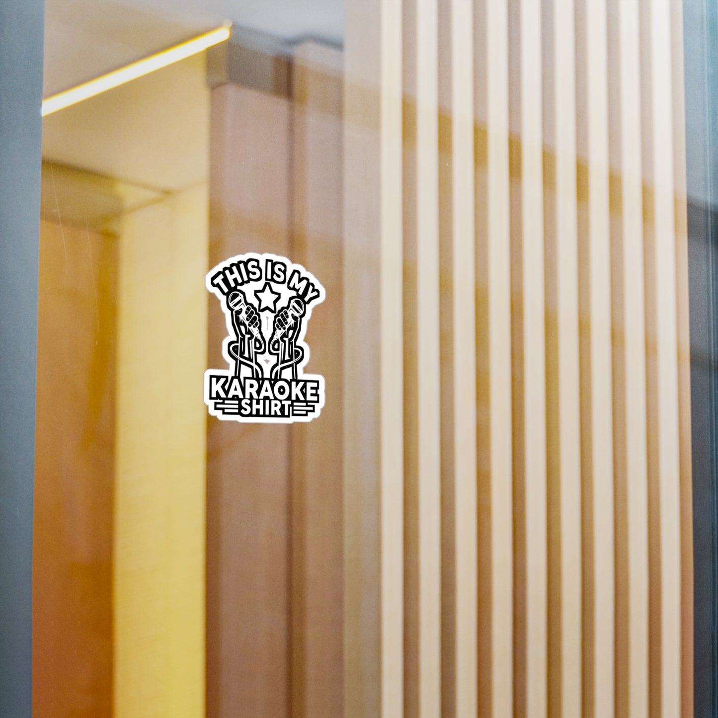 Paraoke Party Singing  - Karaoke Sticker for Laptop Sticker. Water Bottle Sticker, Vinyl Karaoke party Decal - Karaoke Gift