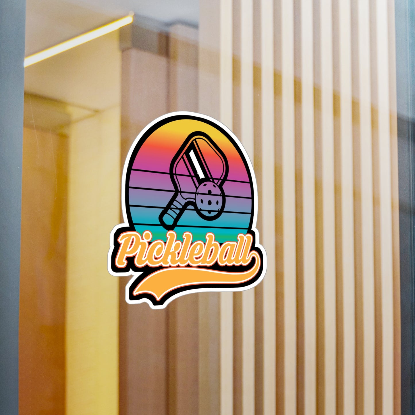 Pickleball -  Sticker for Car Window Laptop Sticker. Water Bottle Sticker, Vinyl  Decal,  Sticker -  Gift