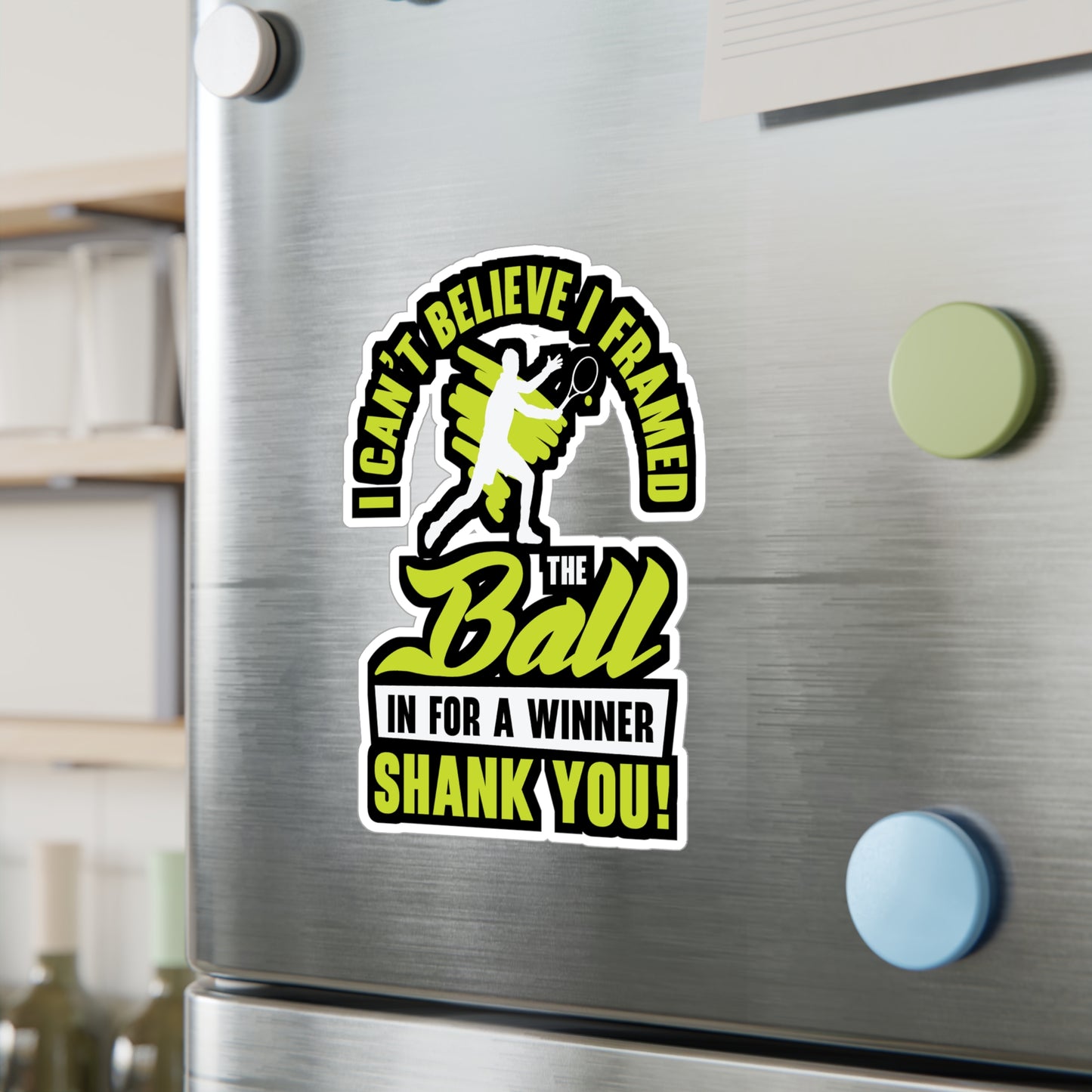 I Framed The Ball - Padel Sticker for Laptop Sticker. Water Bottle Sticker, Vinyl Padel court Decal - Padel Gift