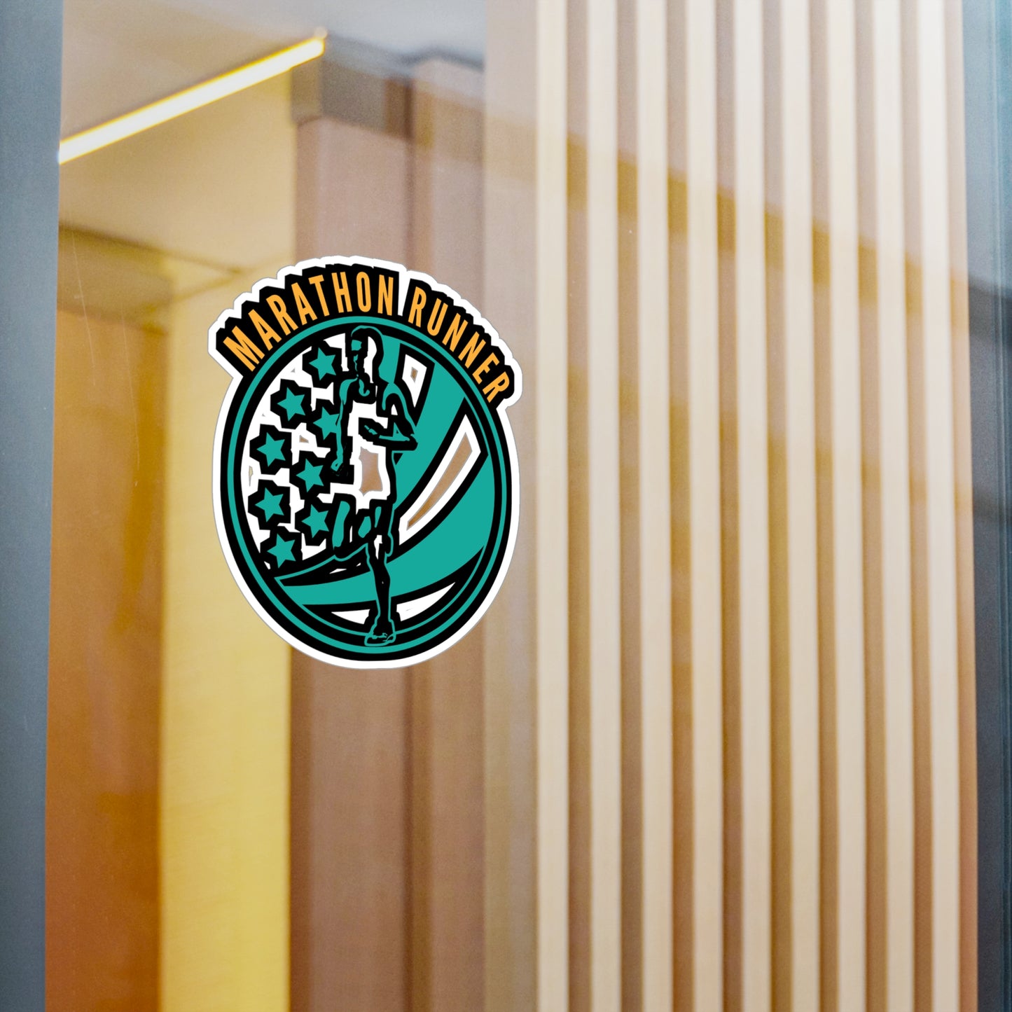 Marathon Runner - Marathon Sticker for Car Window Laptop Sticker. Water Bottle Sticker, Vinyl Running Decal, Funny Sticker - Marathon Gift