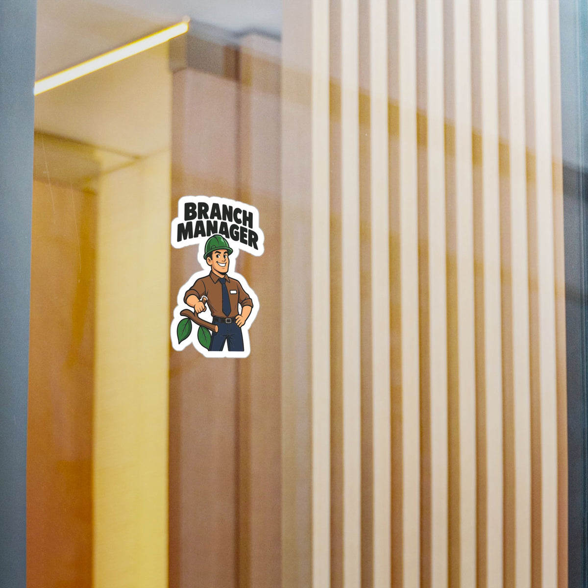 Tree Sticker - Branch Manager Design for Tree Workers, Laptop and Water Bottle Decals