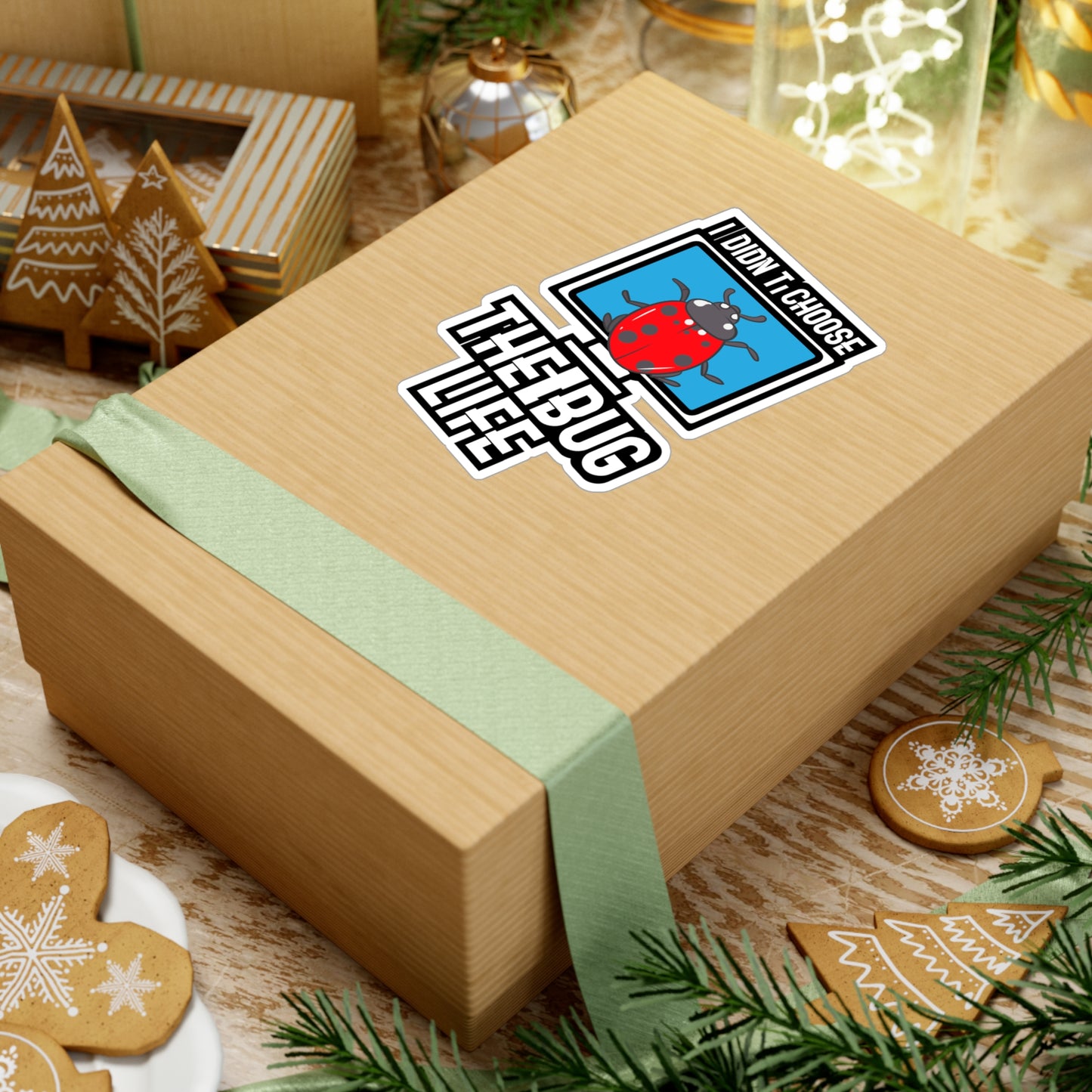 I Didn't Choose The Bug Life - Sqa Sticker for Laptop Sticker. Water Bottle Sticker, Vinyl Software-quality Decal - Sqa Gift