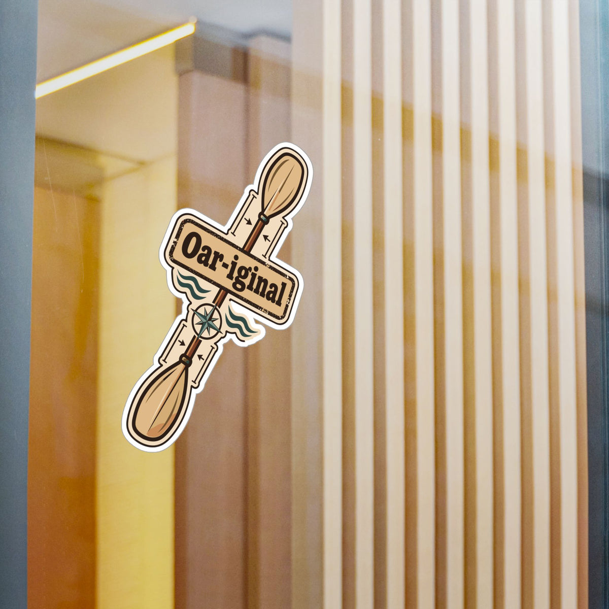 Kayak Sticker Oar-iginal - Funny Kayaking and Rowing Decals for Laptop or Water Bottle, Kayaker Gift