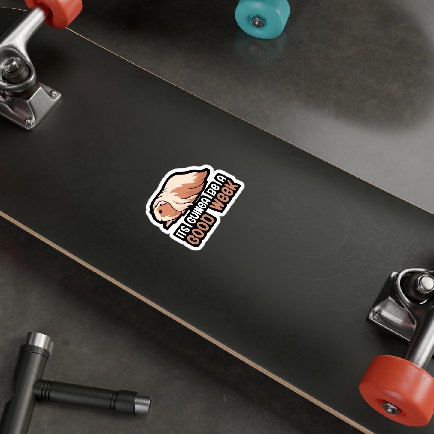 Its guinea be a good week - Guinea pig Sticker for Wall, Laptop, Window, Truck, Car Guinea pig Gift Vinyl Guinea pig dad Decal Sticker