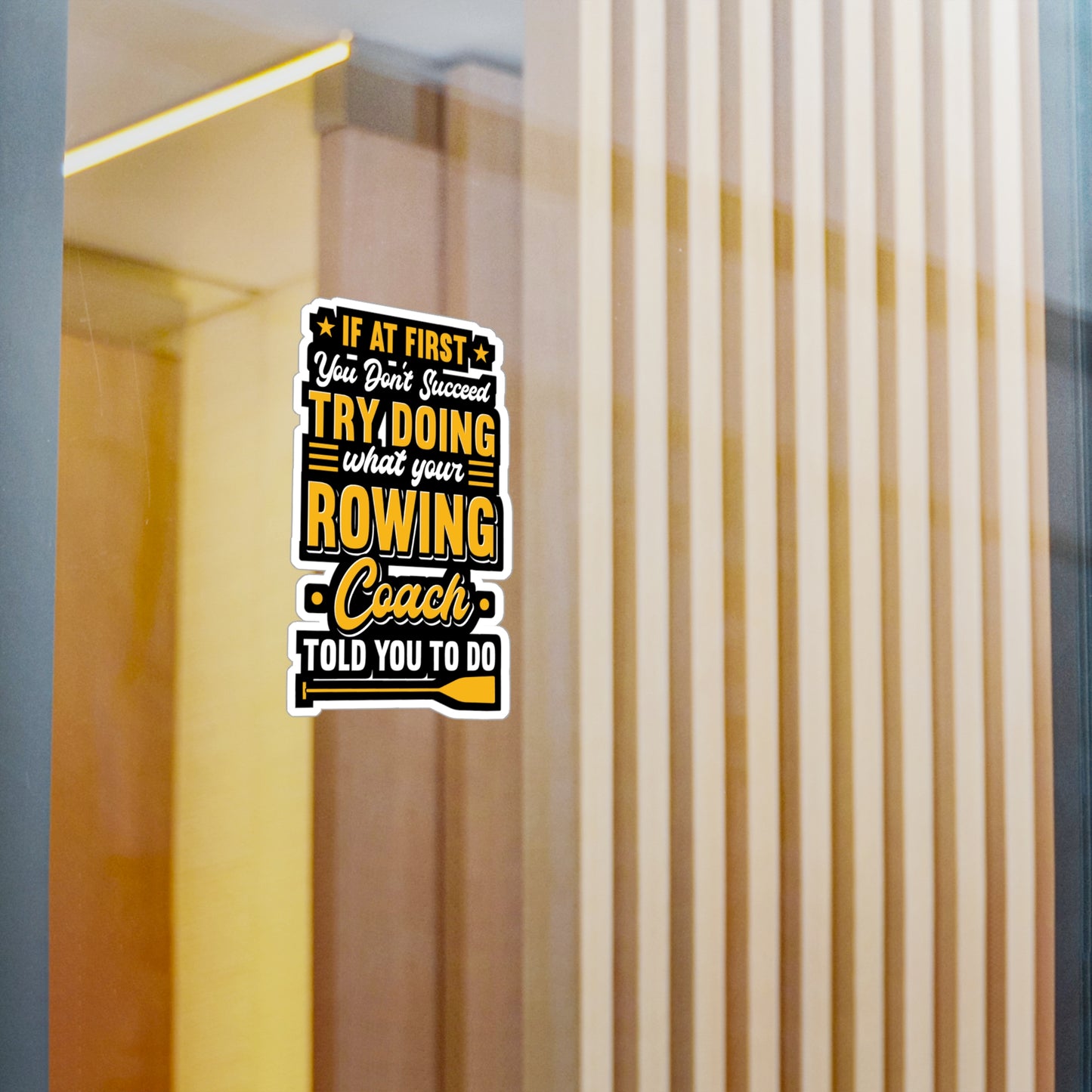 Rowing Coach | Rowing Sticker | Coxswain Decals | Rower Laptop Sticker | Rowing Gift | Coxswain Gift