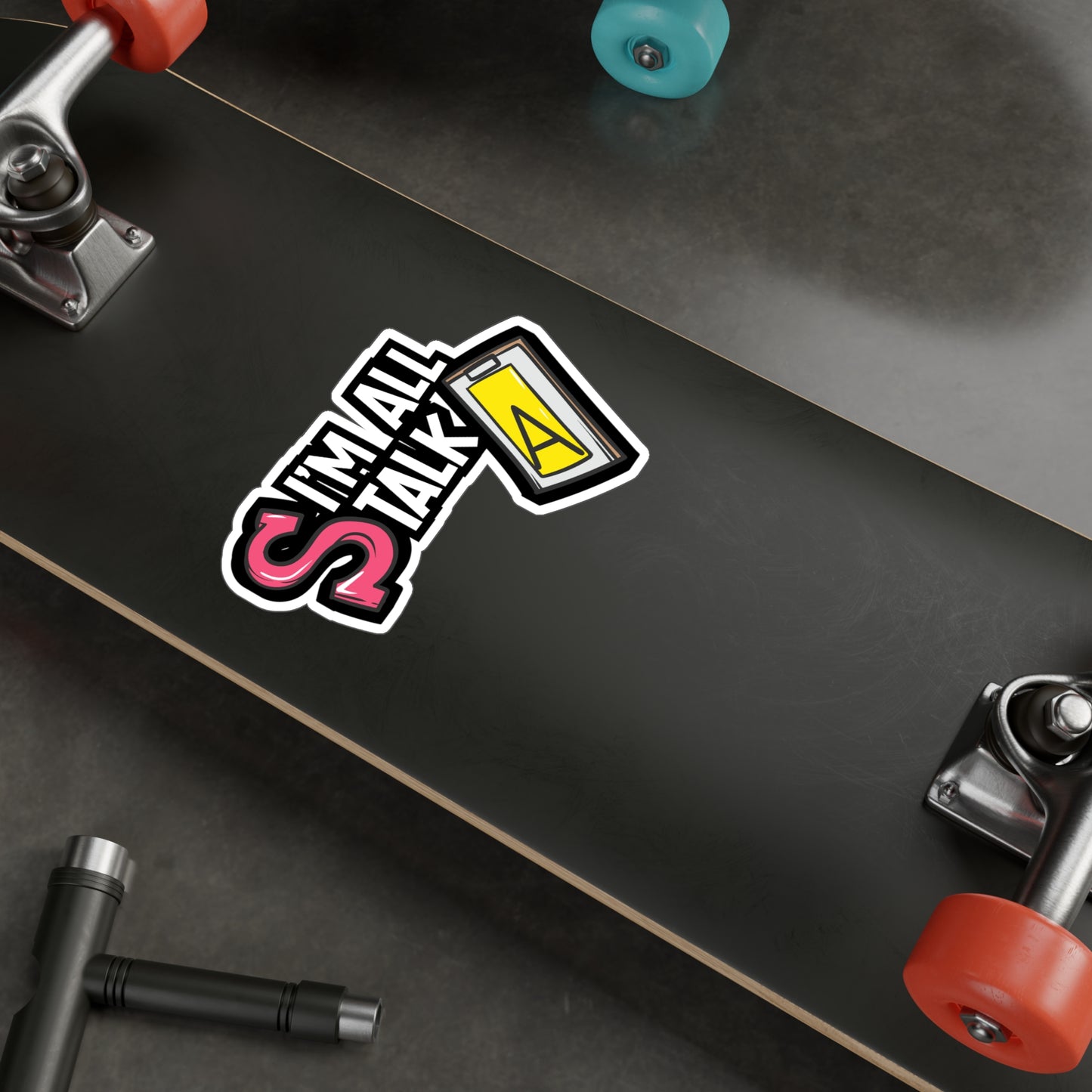 I'm All Talk - Speech-pathology Sticker for Laptop Sticker. Water Bottle Sticker, Vinyl Phoneme Decal - Speech-pathology Gift