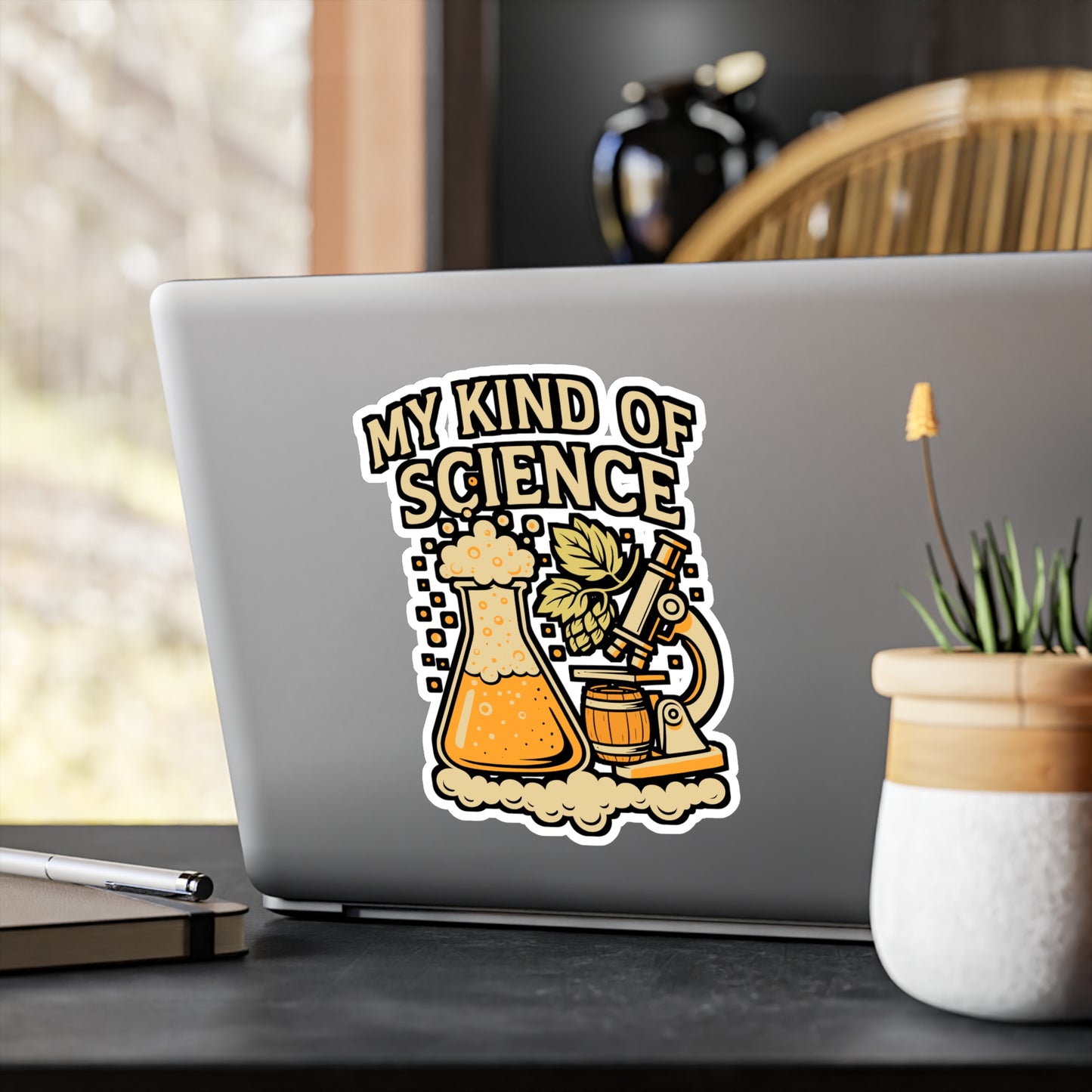 My Kind Of Science – Beer Sticker for Car, Laptop & Water Bottle | Vinyl Craft Beer Decal | Liquor Gift for Beer Lovers