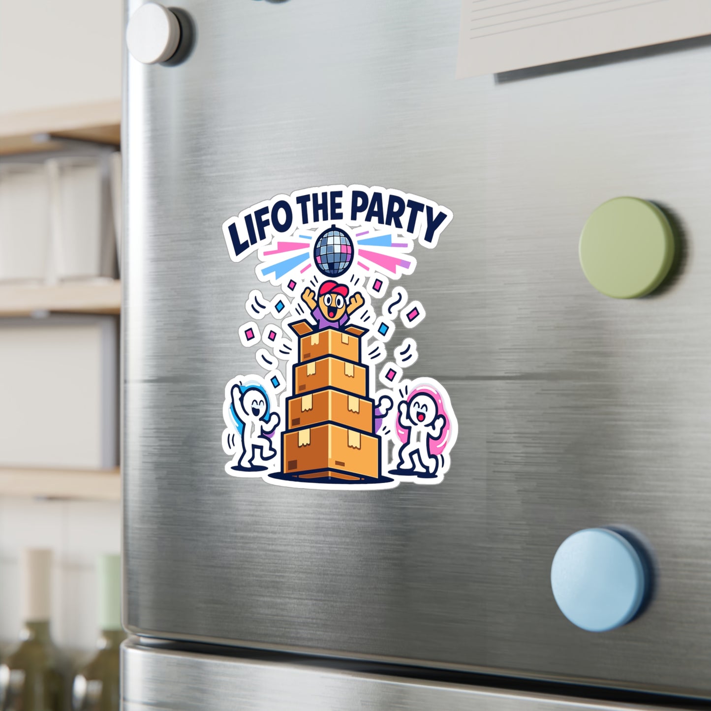 Accountant  Sticker LIFO the Party Funny Accounting Decals Waterproof Vinyl for Laptop Water Bottle Balance Spreadsheet Amortization