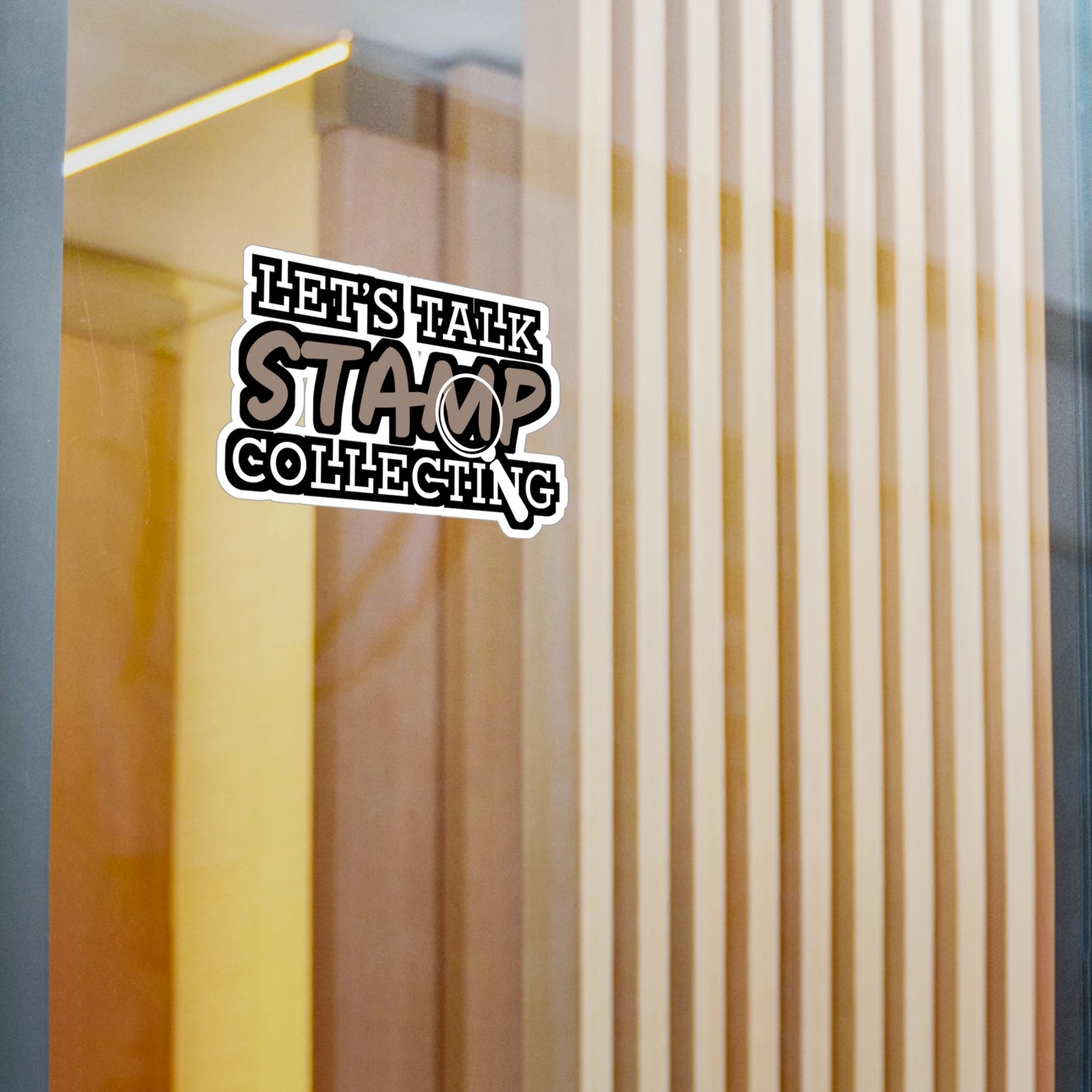 Let's Talk Stamp Collecting | Stamp collector Sticker | Philatelist Decals | Stamp collector Gift