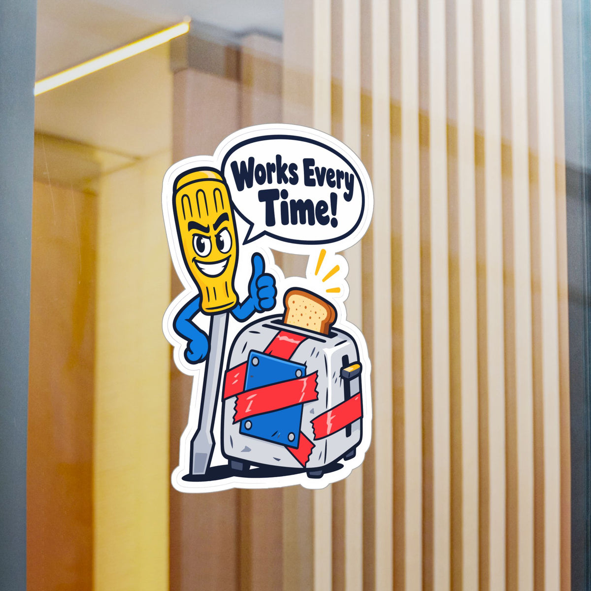 Upcycling Sticker – Works Every Time! Recycling Art Decals for Laptop and Water Bottle, Celebrating Sustainability