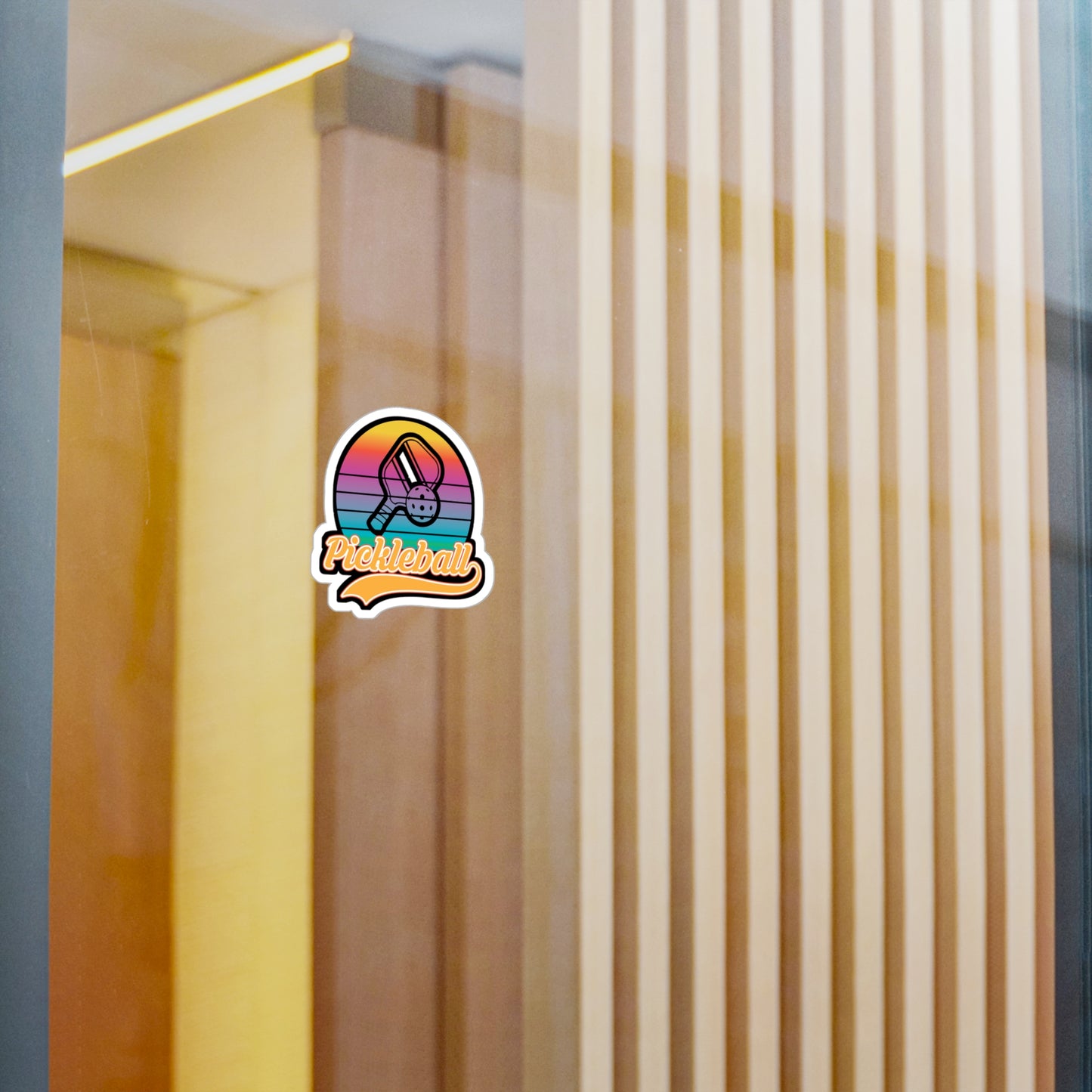 Pickleball -  Sticker for Car Window Laptop Sticker. Water Bottle Sticker, Vinyl  Decal,  Sticker -  Gift