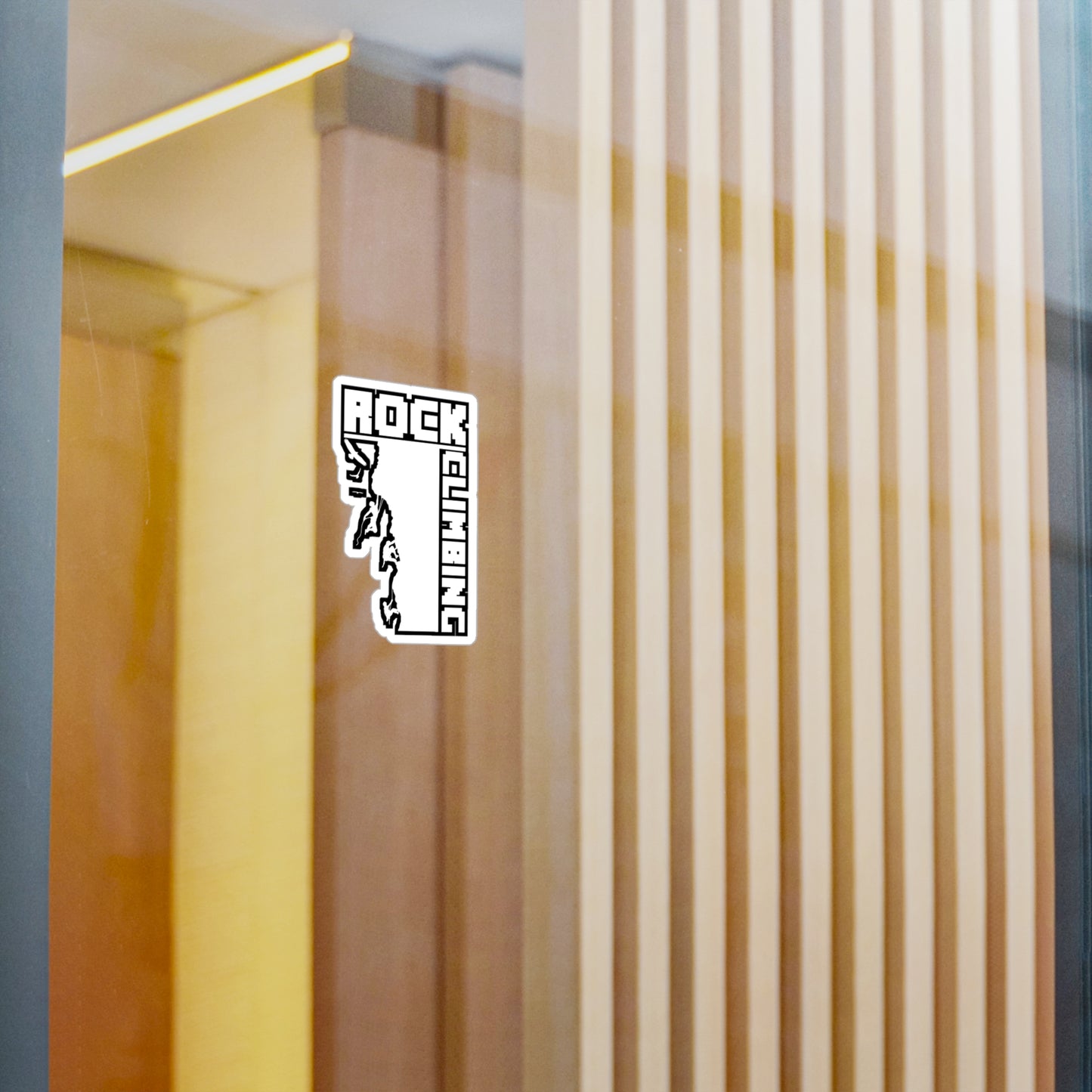 Rock Climbing - Climbing Sticker for Laptop Sticker. Water Bottle Sticker, Vinyl Bouldering Decal - Climbing Gift