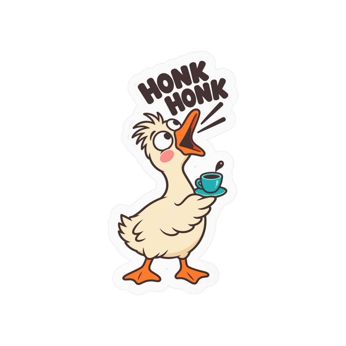 Espresso Sticker with HONK HONK Design – Playful Decals for Your Coffee Grinder or Digital Scale