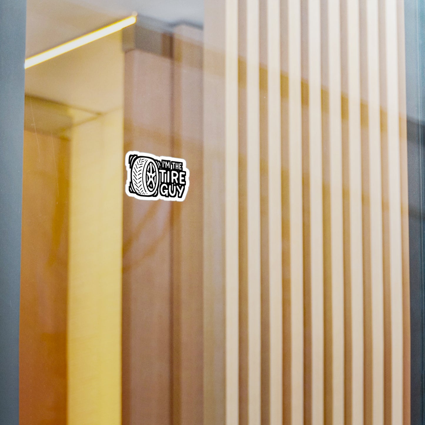 I'm The Tire Guy - Mechanic Sticker for Laptop Sticker. Water Bottle Sticker, Vinyl Garage Decal - Mechanic Gift