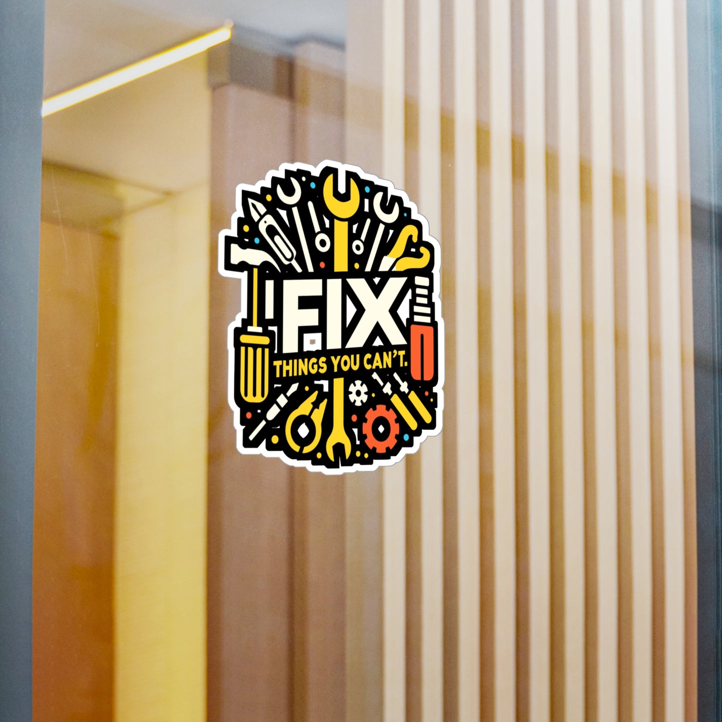 I fix things you can't  - Auto-mechanic Sticker for Laptop Sticker. Water Bottle Sticker, Vinyl Mechanic Decal - Auto-mechanic Gift