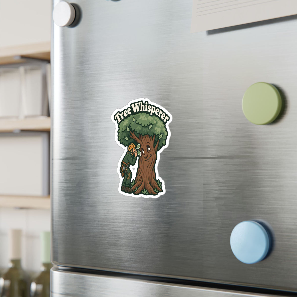 Tree Sticker - Tree Whisperer Design for the Outdoor Worker and Branch Manager, Laptop and Water Bottle Decals