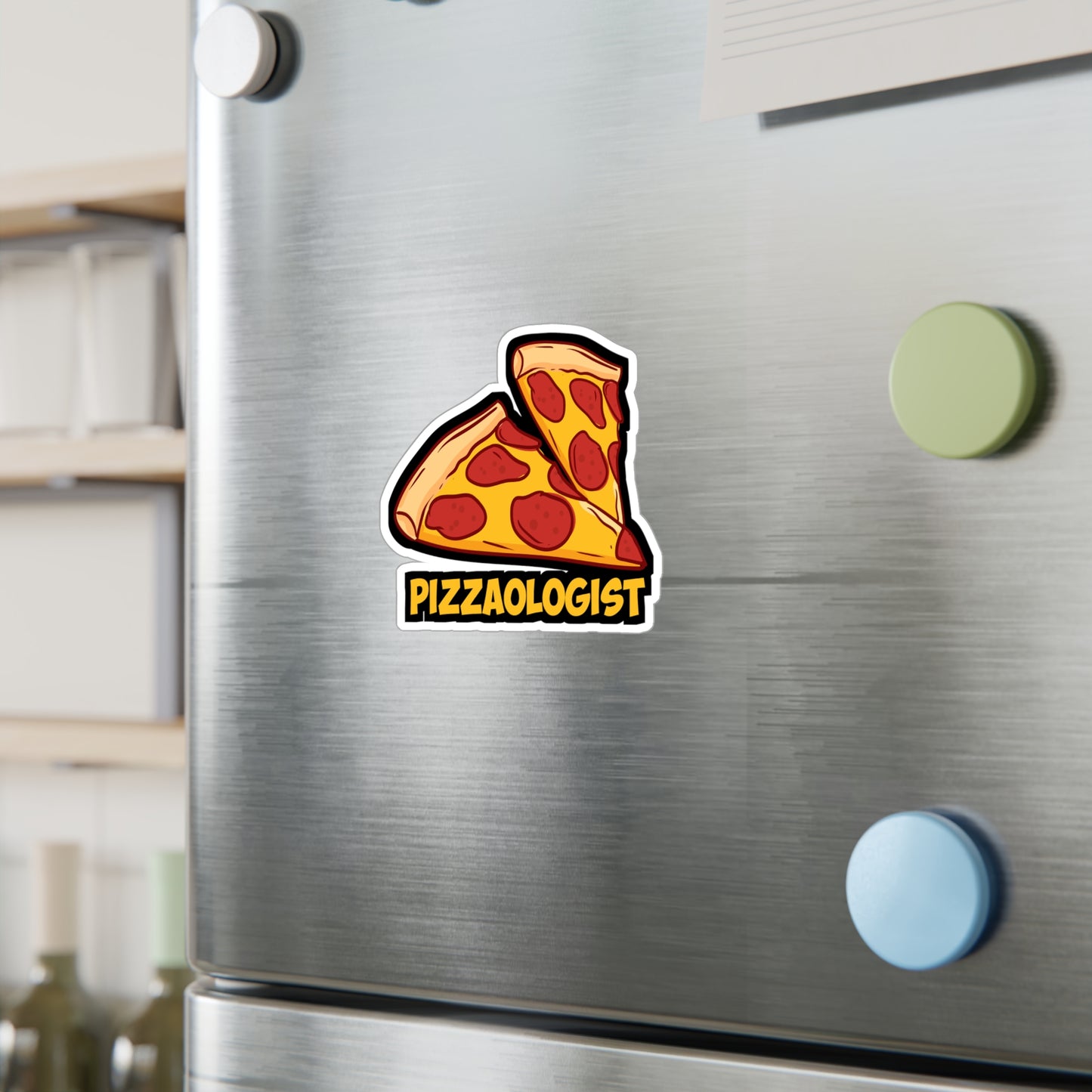 Pizzaologist - Pizza Sticker for Car Window Laptop Sticker. Water Bottle Sticker, Vinyl Chef Decal, Foodie Sticker - Pizza Gift