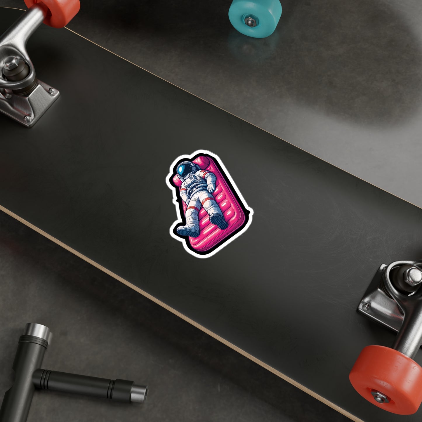 Vacation Astronaut - Astronaut Sticker for Laptop Sticker. Water Bottle Sticker, Vinyl Vacation Decal - Astronaut Gift