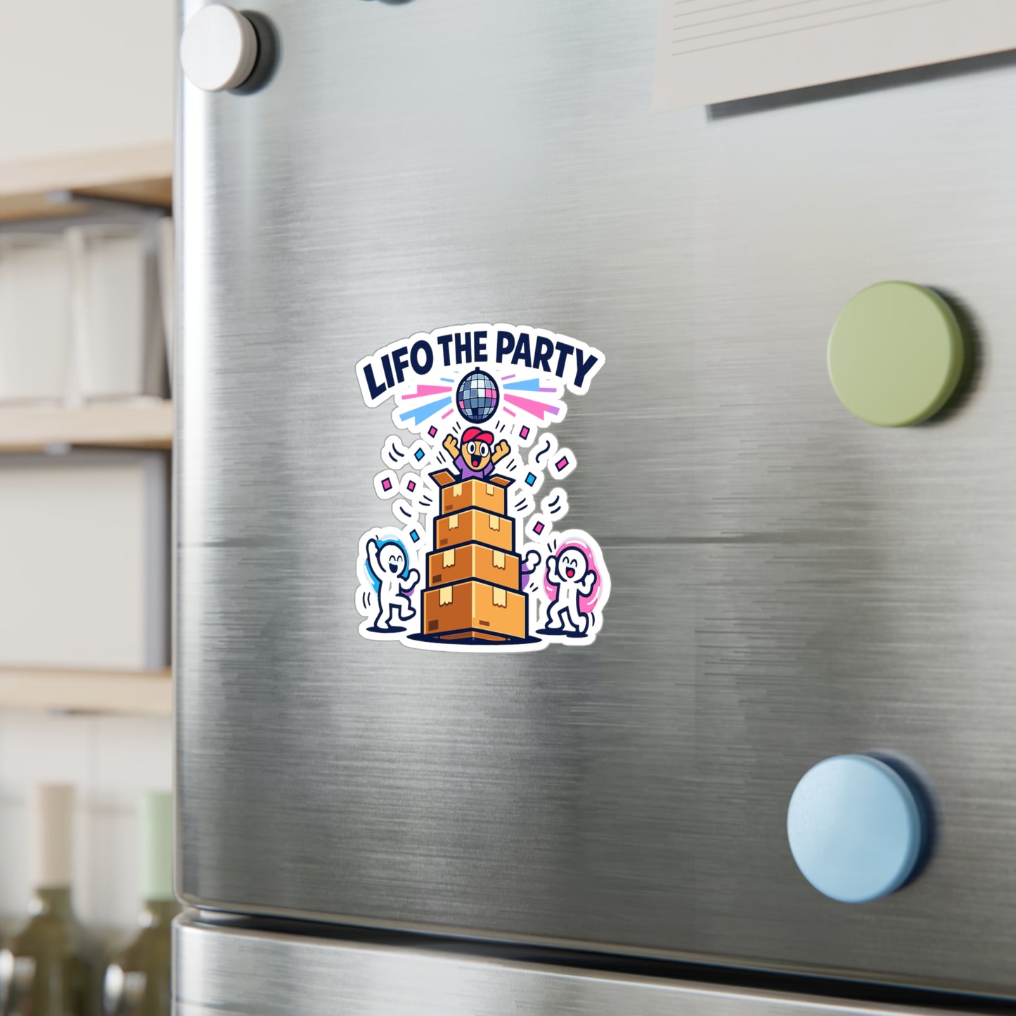 Accountant  Sticker LIFO the Party Funny Accounting Decals Waterproof Vinyl for Laptop Water Bottle Balance Spreadsheet Amortization