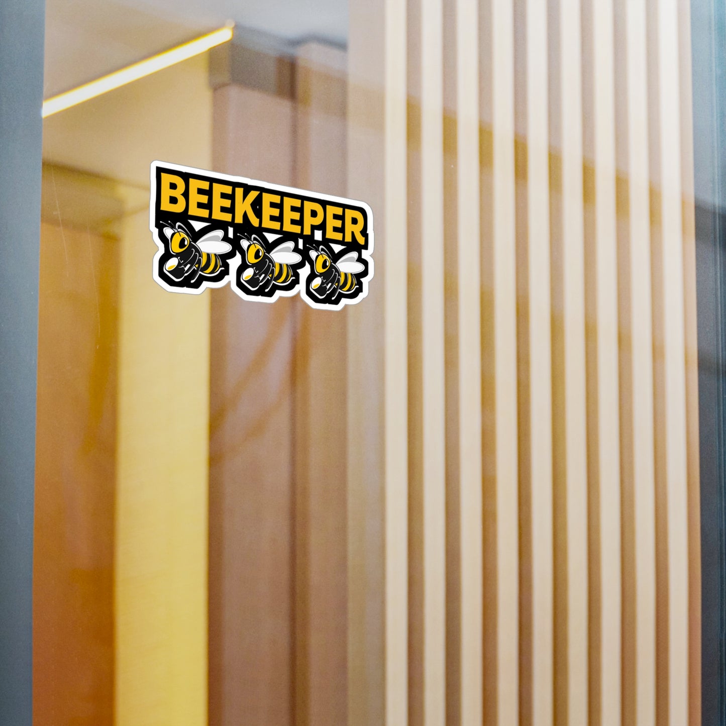 Beekeeper - Beekeeping Sticker for Car Window Laptop Sticker. Water Bottle Sticker, Vinyl Brood Decal, Farmer Sticker - Beekeeping Gift