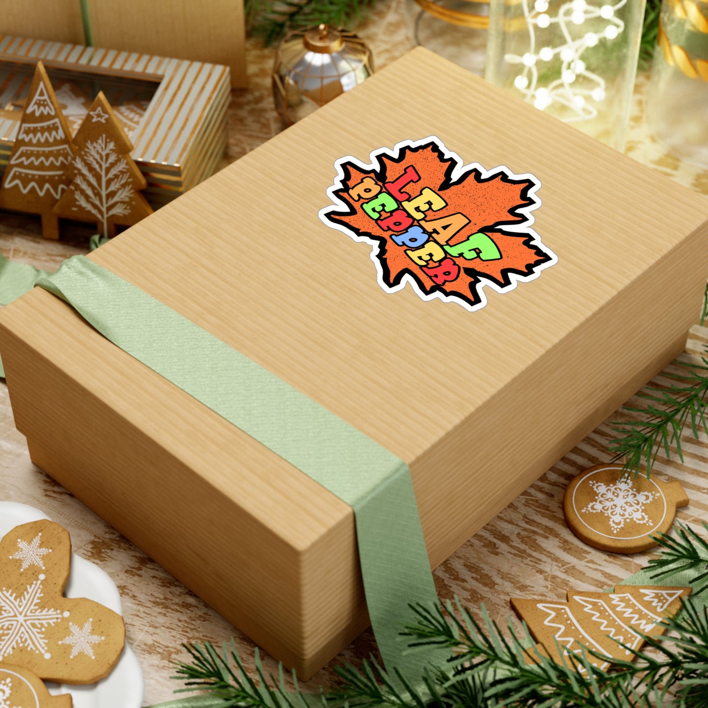 Leaf Pepper | Leaf-blower Sticker | Lawn-mower Decals | Lawn-care Laptop Sticker | Leaf-blower Gift | Lawn-mower Gift