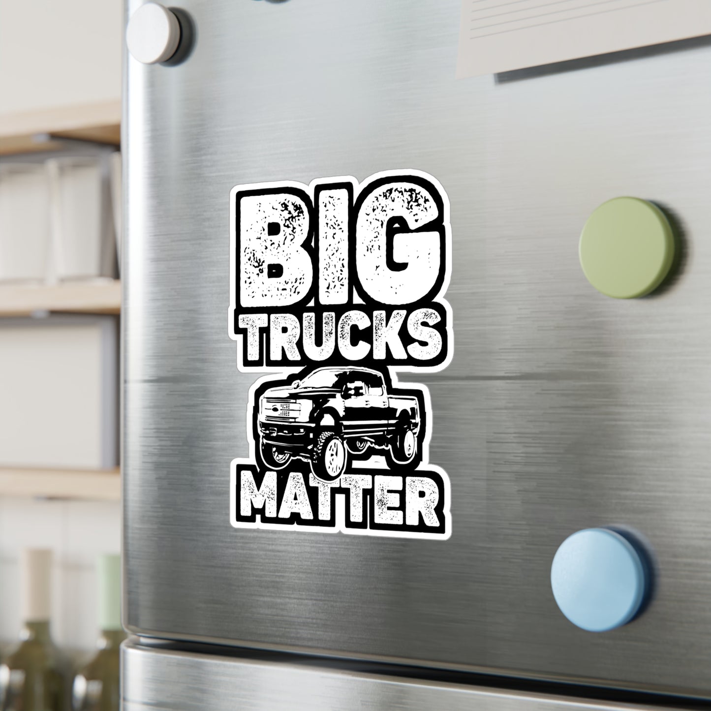 Big Trucks Matter Lifted Trucks | Lifted-truck Sticker | Mudding Decals | Mud-bogging Laptop Sticker | Lifted-truck Gift | Mudding Gift