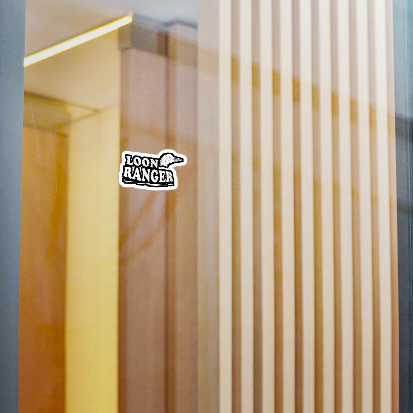 Loon Ranger | Birdwatcher Sticker | Binocular Decals | Bird nerd Laptop Sticker | Birdwatcher Gift | Binocular Gift