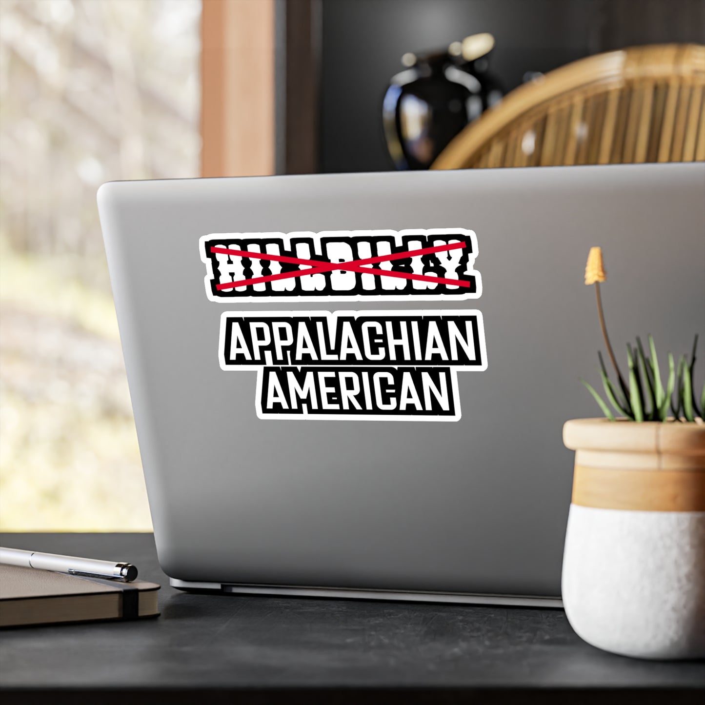 Hillbilly Appalachian American - Hillybilly Sticker for Wall, Laptop, Window, Truck, Car Hillybilly Gift Vinyl Redneck Decal Sticker