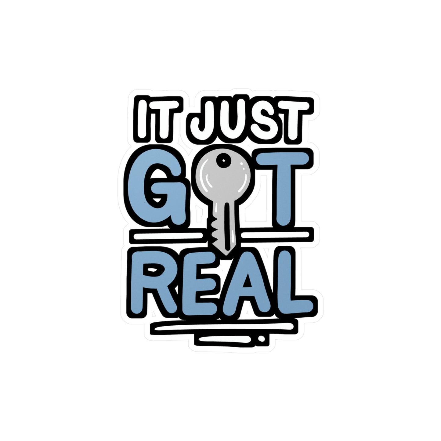 It Just Got Real - Homeowner Sticker for Wall Car Window Laptop Sticker. Water Bottle Sticker, Vinyl Home Decal, Owner Sticker - Homeowner Gift
