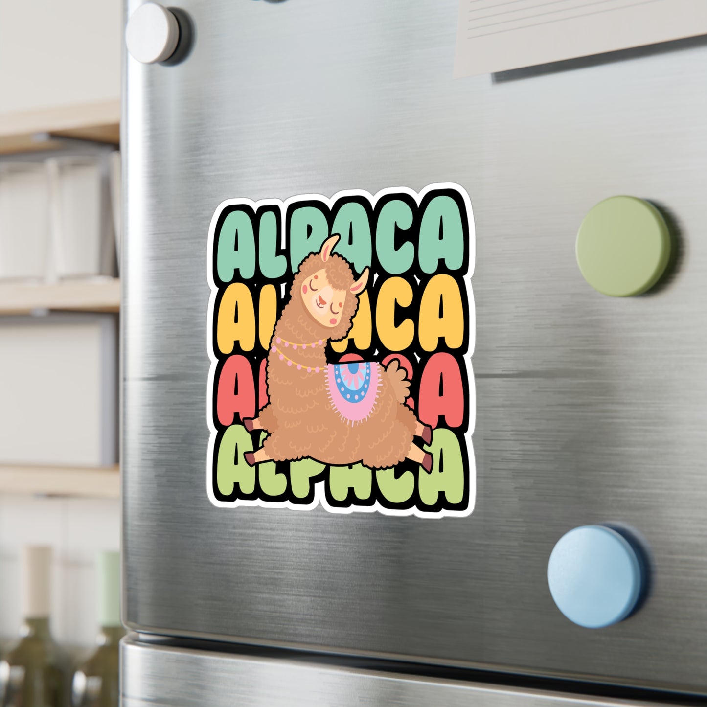 Alpaca - Alpaca Sticker for Car Window Laptop Sticker. Water Bottle Sticker, Vinyl Alpacas Decal, Lama Sticker - Alpaca Gift