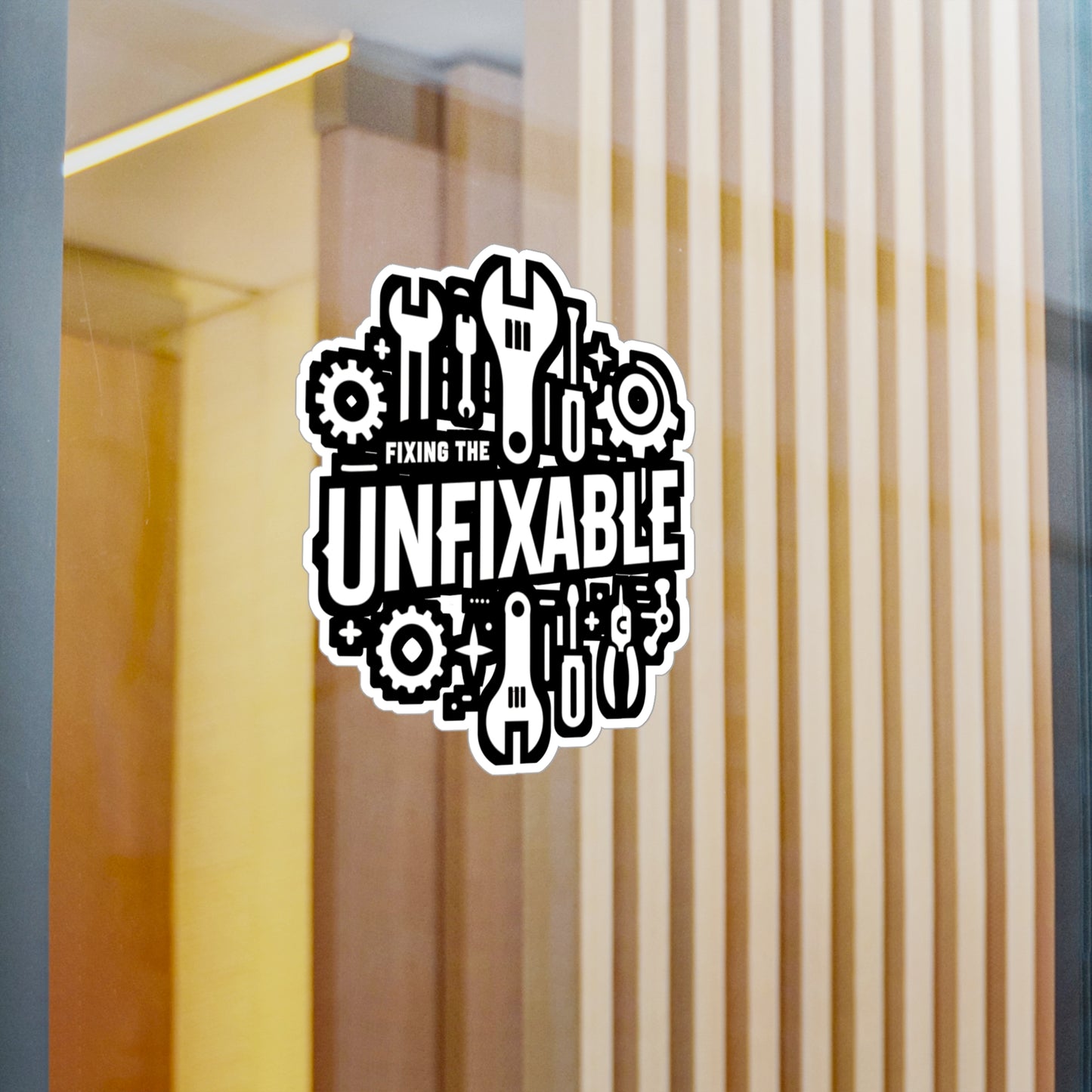 Fixing the Unfixable - Auto-mechanic Sticker for Laptop Sticker. Water Bottle Sticker, Vinyl Mechanic Decal - Auto-mechanic Gift