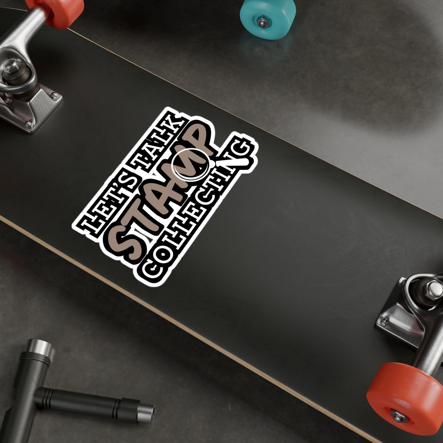 Let's Talk Stamp Collecting | Stamp collector Sticker | Philatelist Decals | Stamp collector Gift