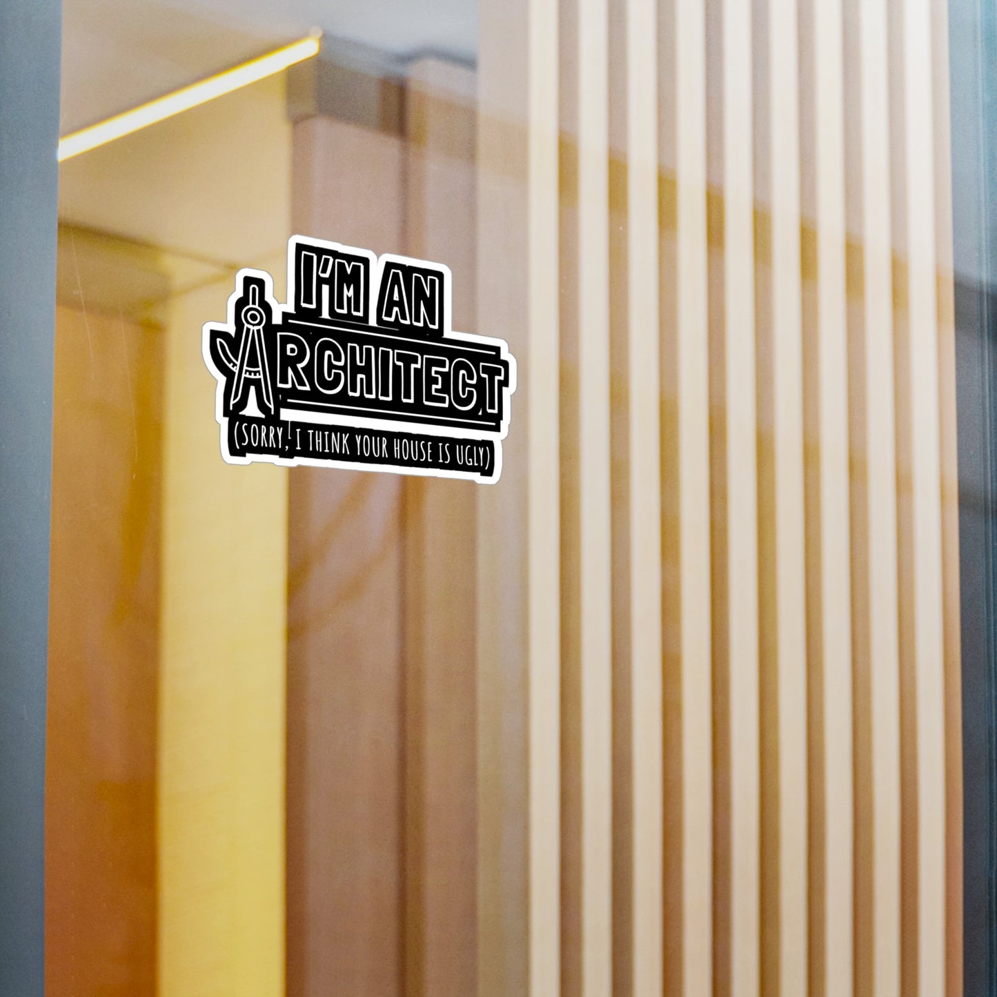 I'm An Architect - Architecture Sticker for Laptop Sticker. Water Bottle Sticker, Vinyl Studio Decal - Architecture Gift