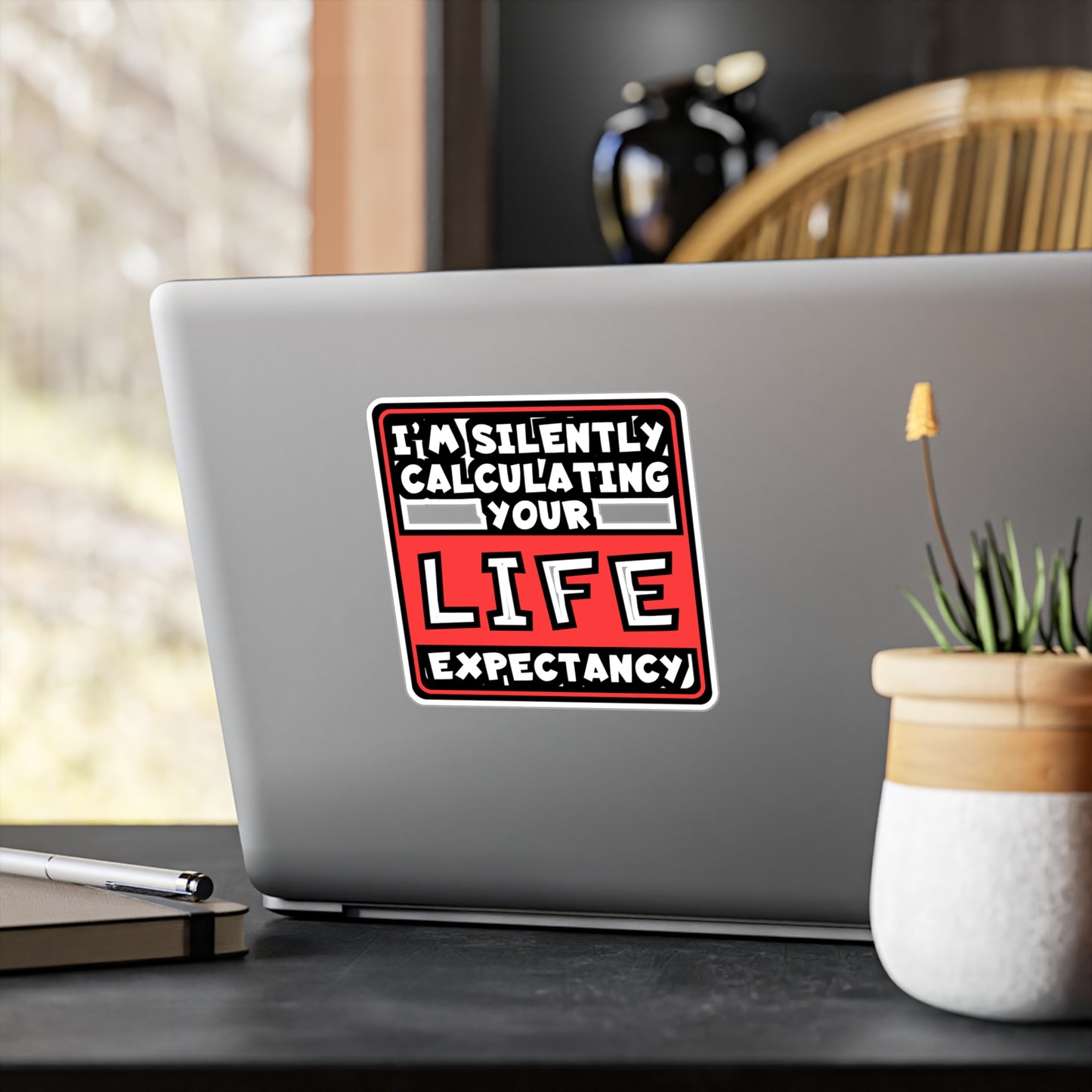 Life Expectancy | Insurance-agent Sticker | Policy Decals | Premium Laptop Sticker | Insurance-agent Gift | Policy Gift