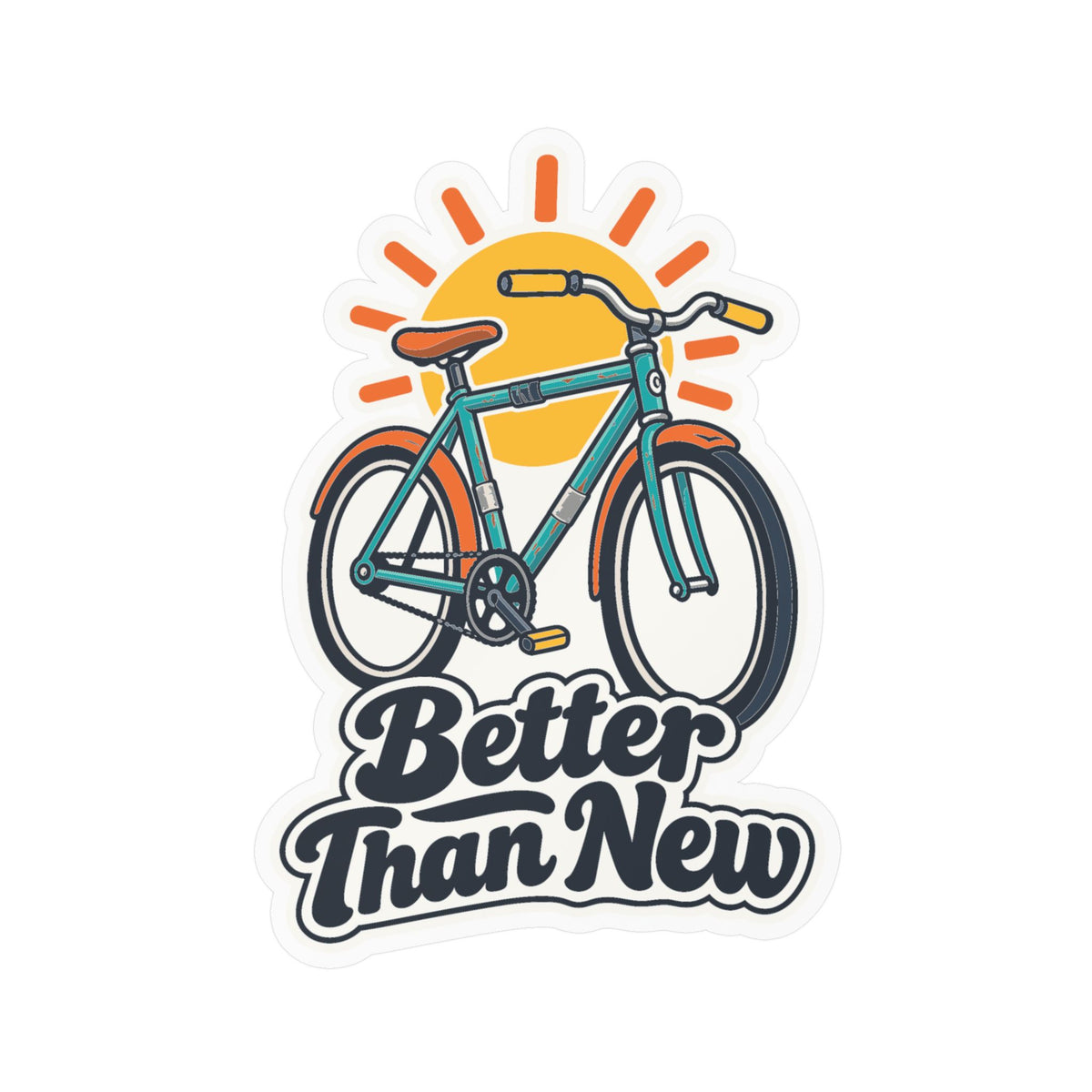 Upcycling Sticker Better Than New – Recycling Art Decals Inspired by Sustainability for Laptop and Water Bottle