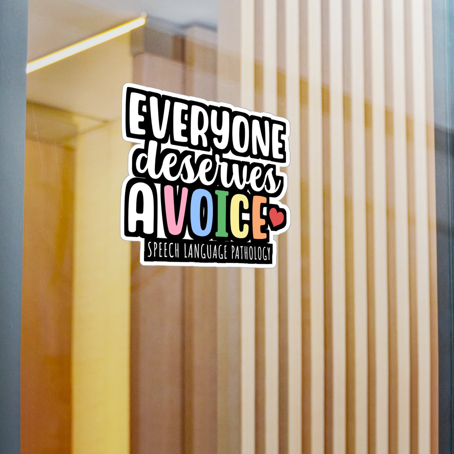 Everyone deserves a voice! Speech Language Pathology | Speech-pathology Sticker | Phoneme Decals | Speech-pathology Gift