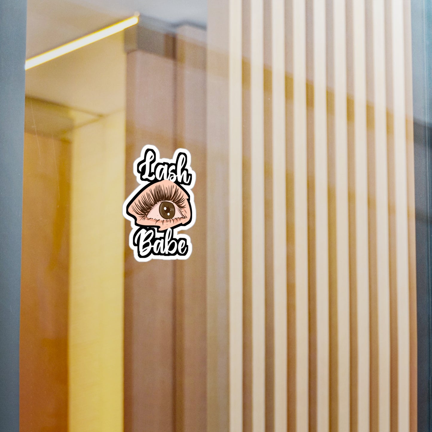 Lash Babe - Lash-artist Sticker for Laptop Sticker. Water Bottle Sticker, Vinyl Makeup-artist Decal - Lash-artist Gift