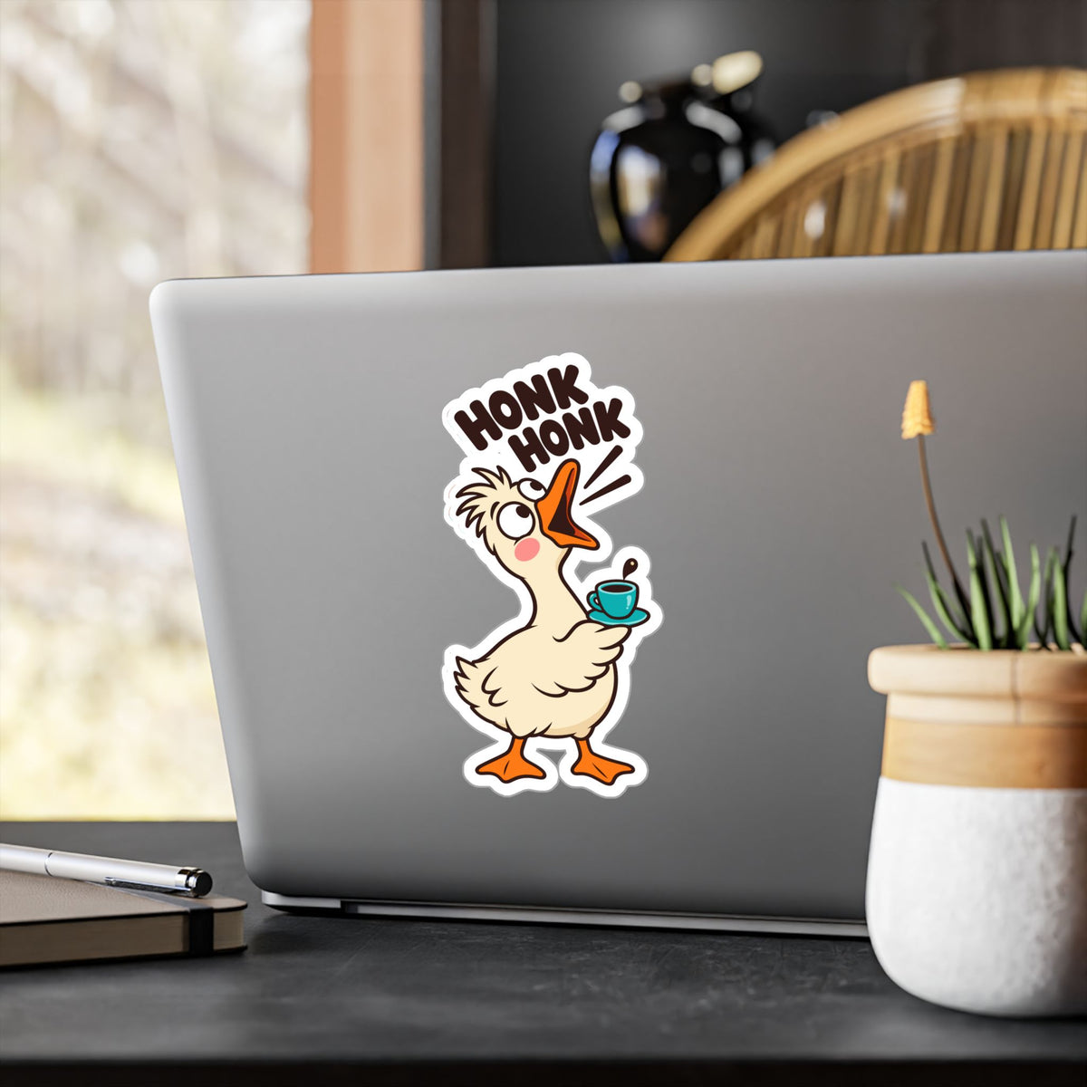 Espresso Sticker with HONK HONK Design – Playful Decals for Your Coffee Grinder or Digital Scale