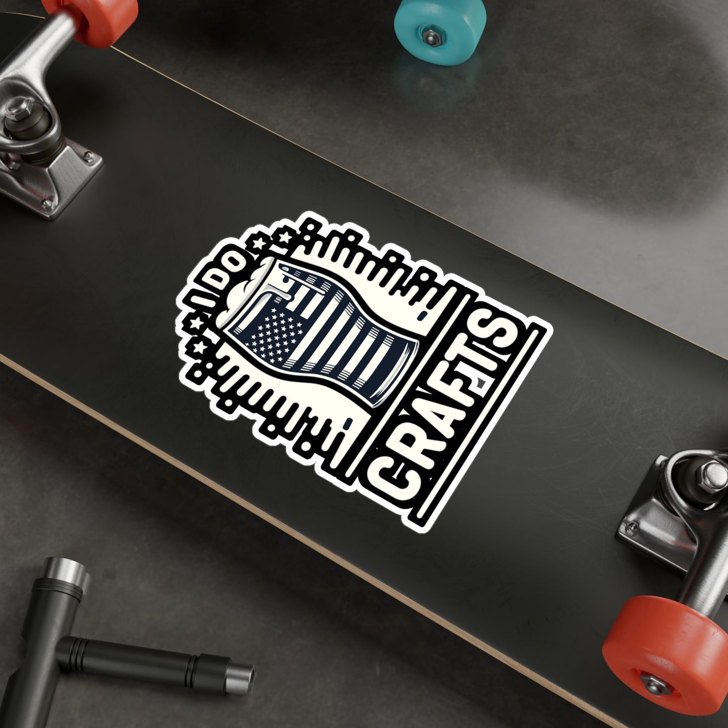 I do crafts - Craft-beer Sticker for Laptop Sticker. Water Bottle Sticker, Vinyl Virginia Decal - Craft-beer Gift