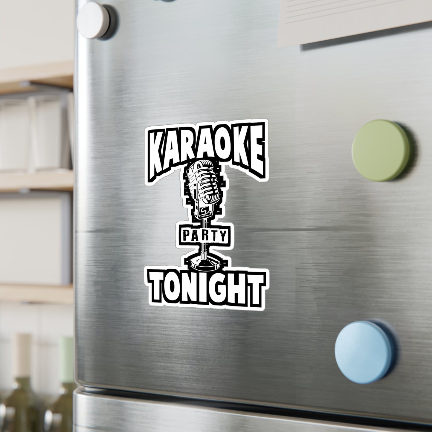Karaoke Party Tonight - Karaoke Sticker for Laptop Sticker. Water Bottle Sticker, Vinyl Karaoke party Decal - Karaoke Gift