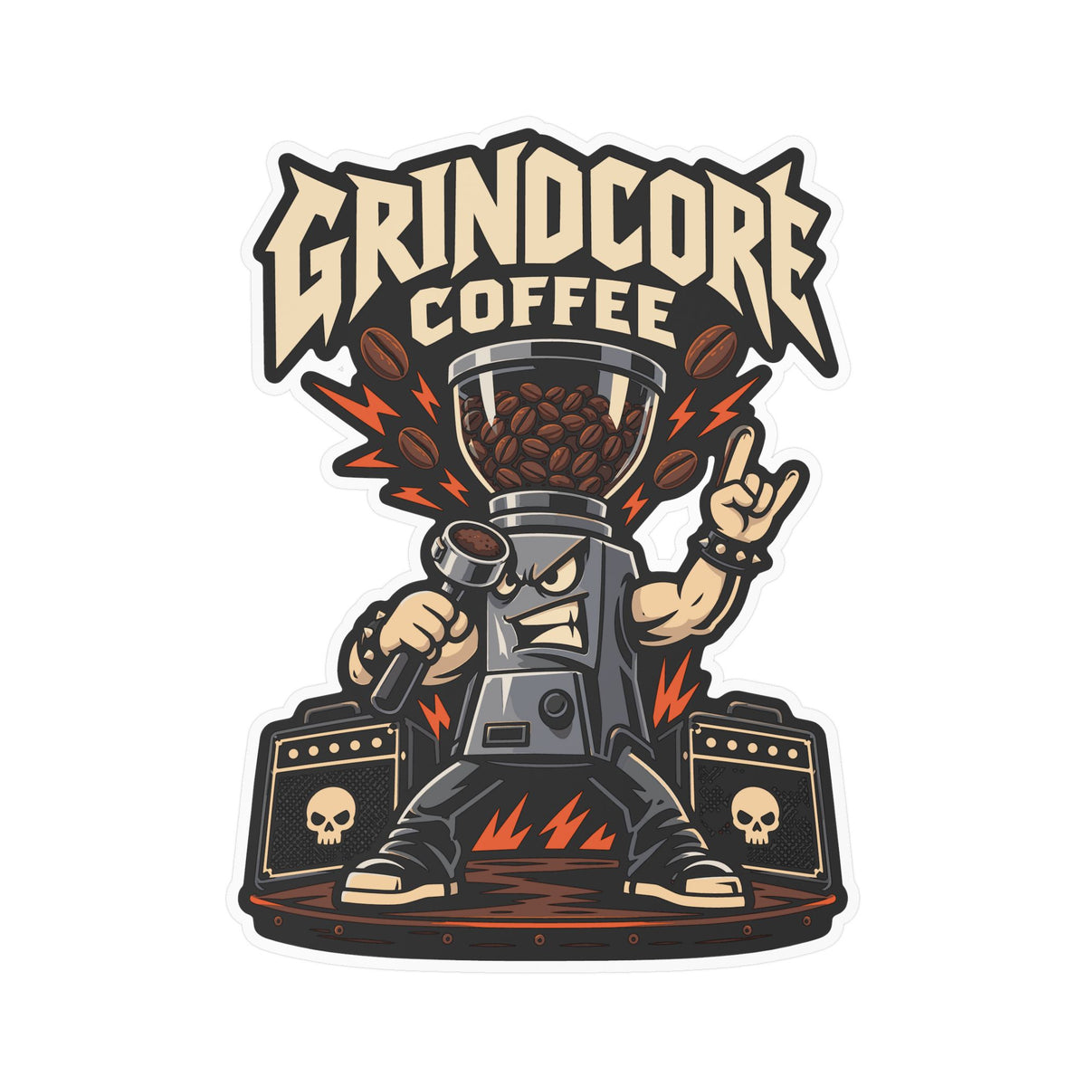 Espresso Sticker - GrindCore Coffee Decals for Your Grinder and Digital Scale