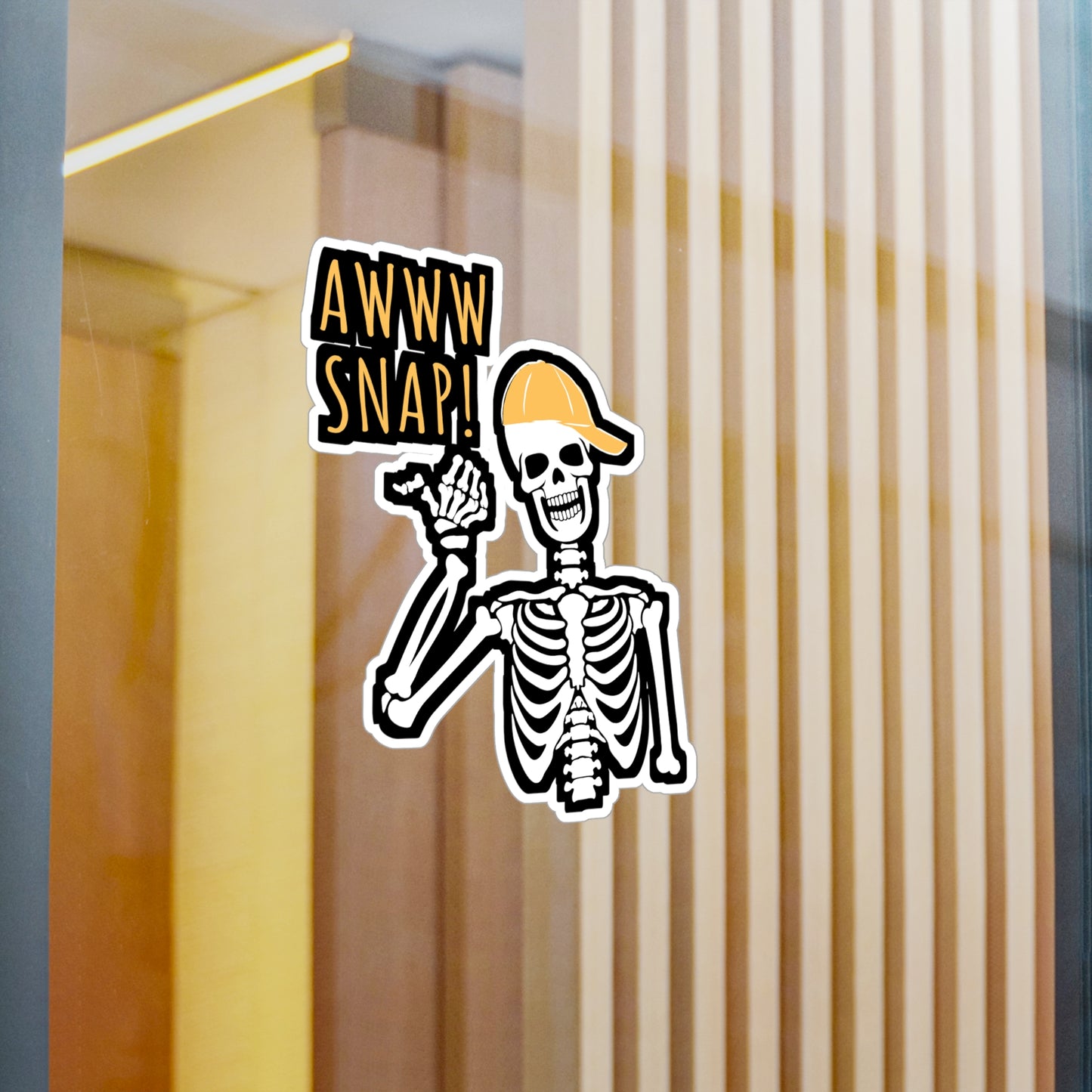 Awww Snap - Broken Sticker for Car Window Laptop Sticker. Water Bottle Sticker, Vinyl Arm Decal, Fracture Sticker - Broken Gift