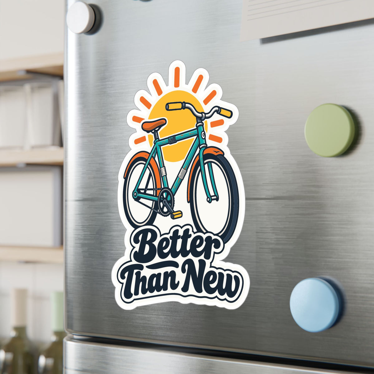 Upcycling Sticker Better Than New – Recycling Art Decals Inspired by Sustainability for Laptop and Water Bottle