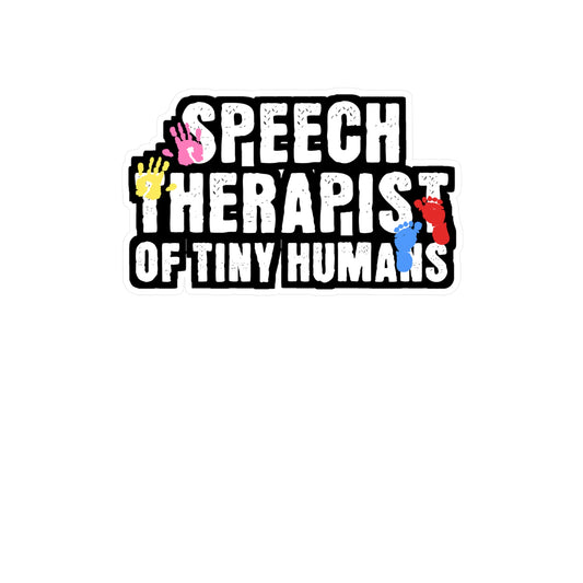 Speech Therapist of Tiny Humans | Speech-pathology Sticker | Phoneme Decals | Speech-pathology Gift