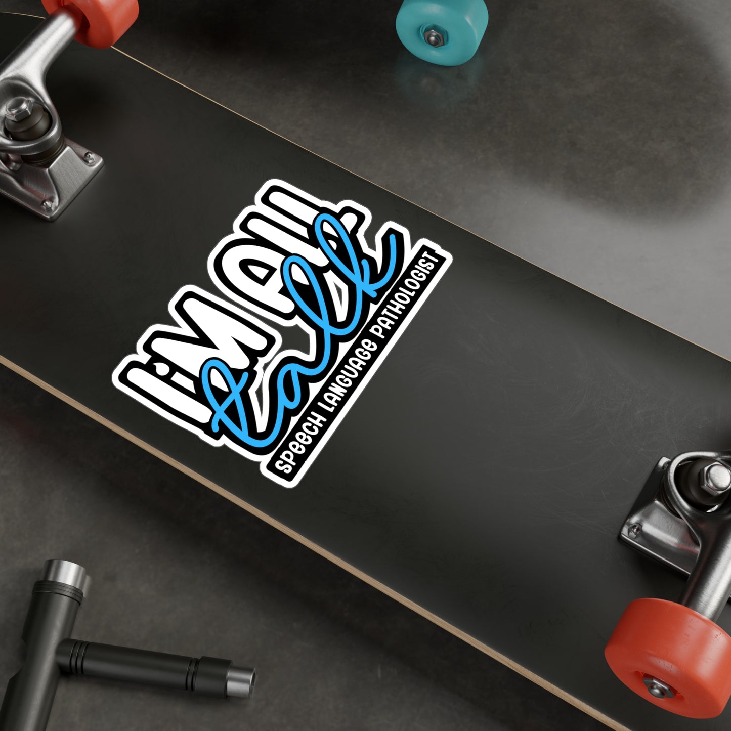 I'm All Talk | Speech-pathology Sticker | Phoneme Decals | Speech-therapist Laptop Sticker | Speech-pathology Gift | Phoneme Gift