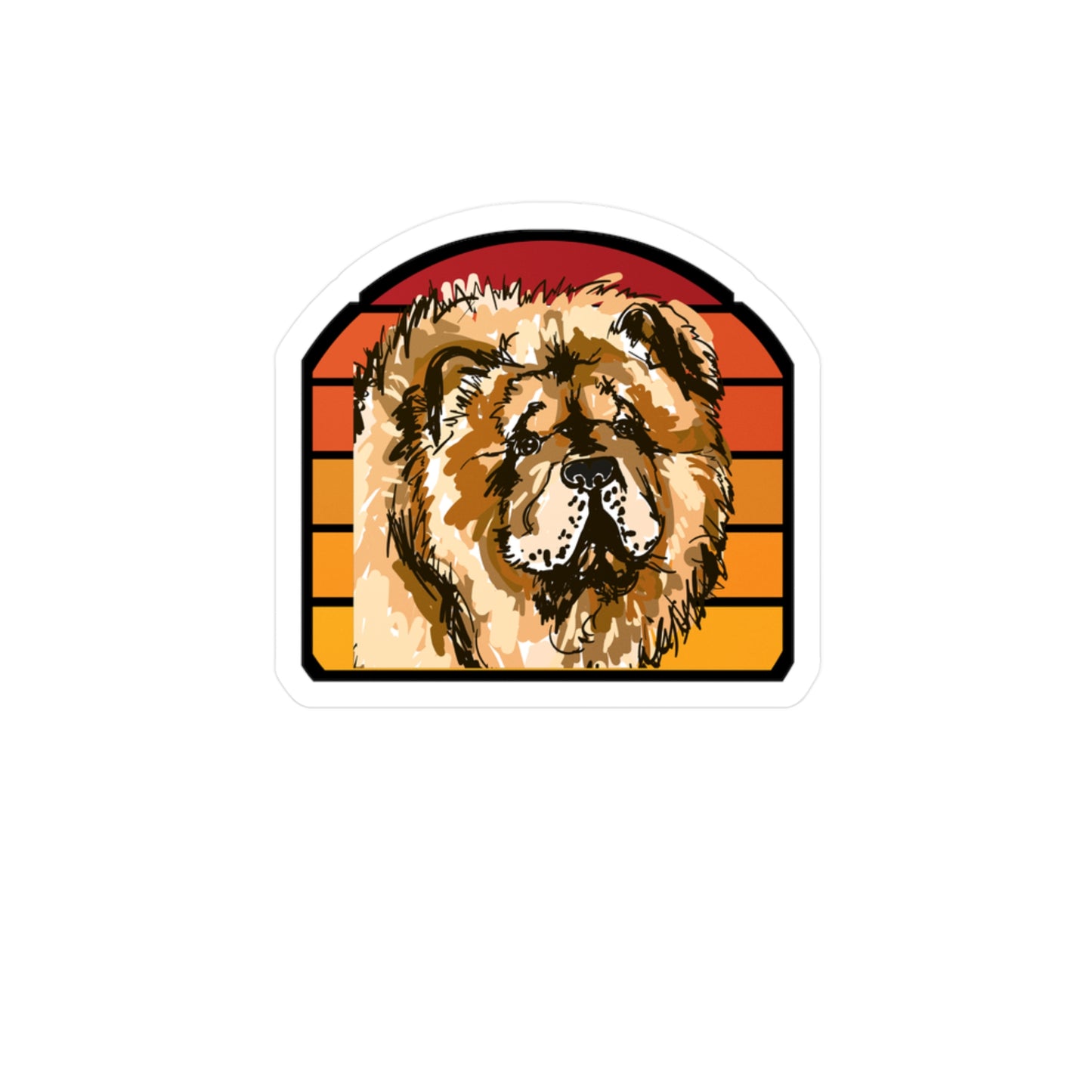 Chow Chow - Chow chow Sticker for Wall, Laptop, Window, Truck, Car Chow chow Gift Vinyl Dog Decal Sticker