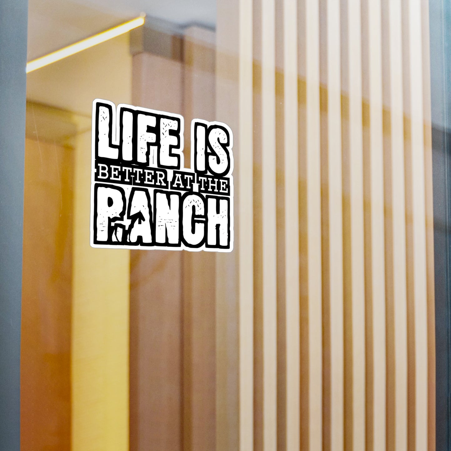 Life Is Better At The Ranch | Farmer Sticker | Tractor Decals | Livestock Laptop Sticker | Farmer Gift | Tractor Gift